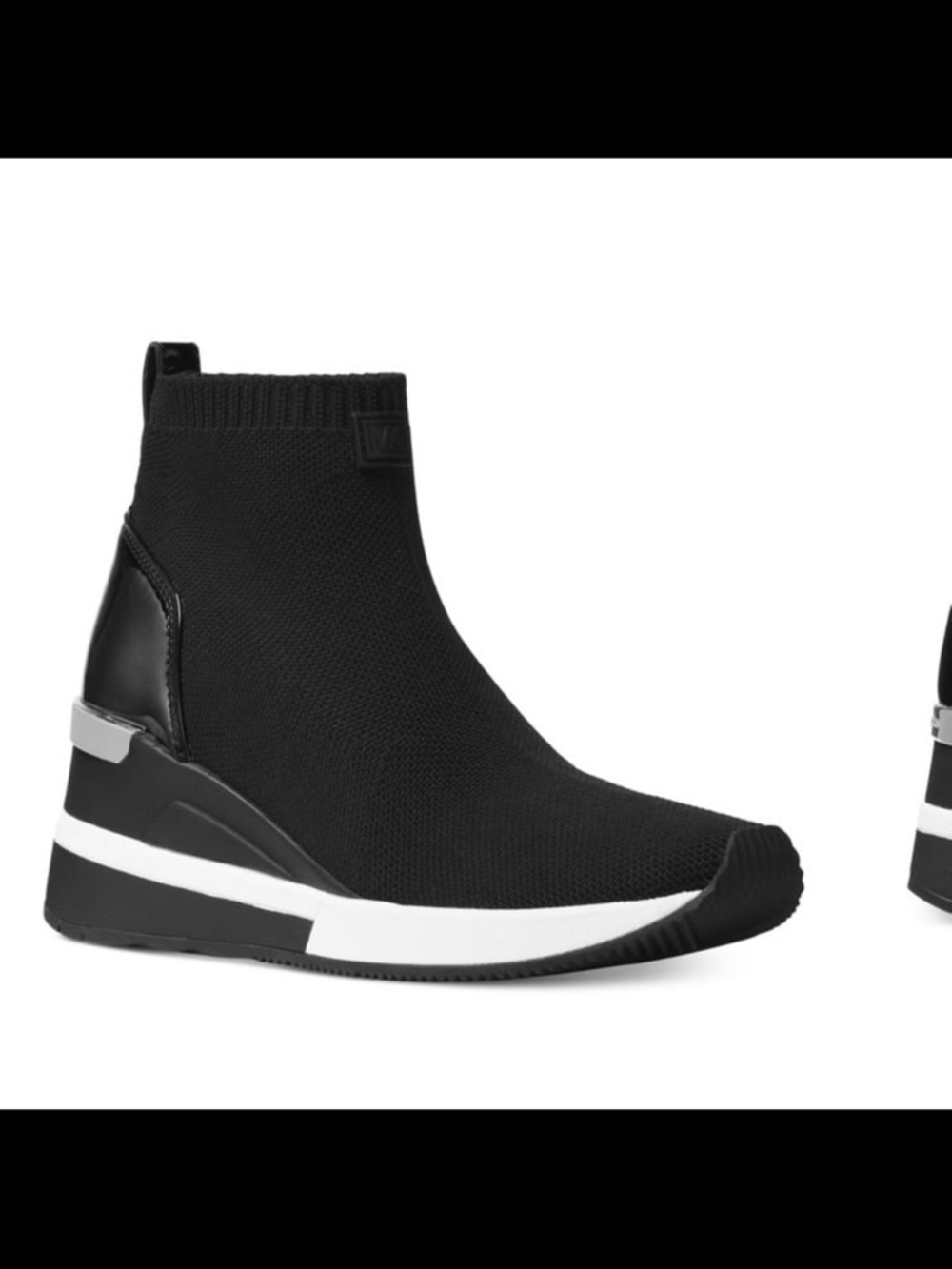 Michael Kors women’s Skyler wedge bootie socks sneakers size 11